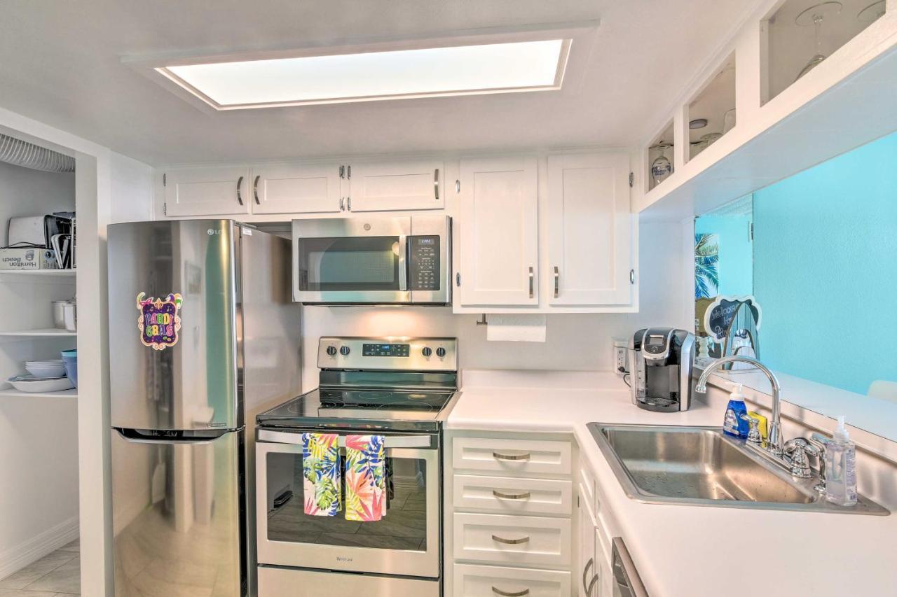 Galveston Oceanfront Condo With Balcony And View! 외부 사진