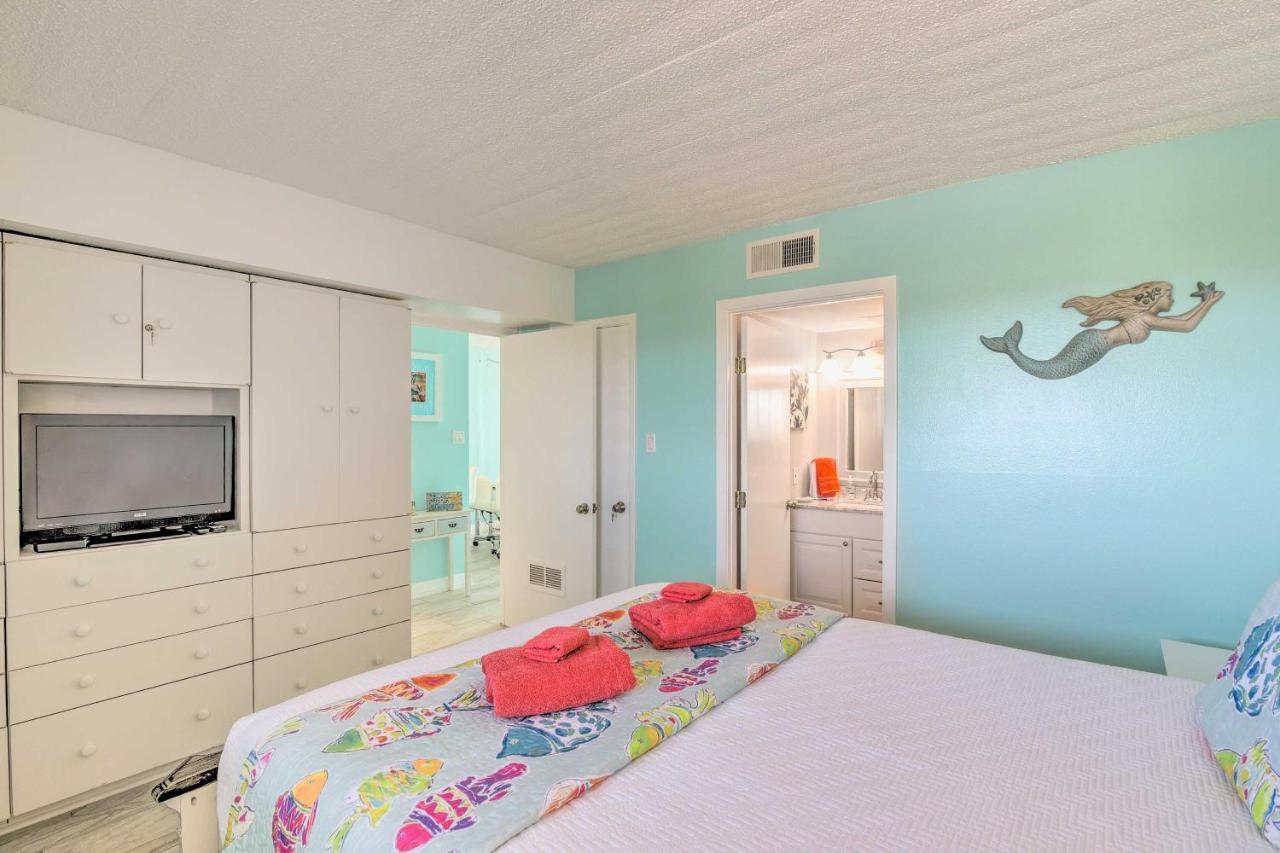 Galveston Oceanfront Condo With Balcony And View! 외부 사진