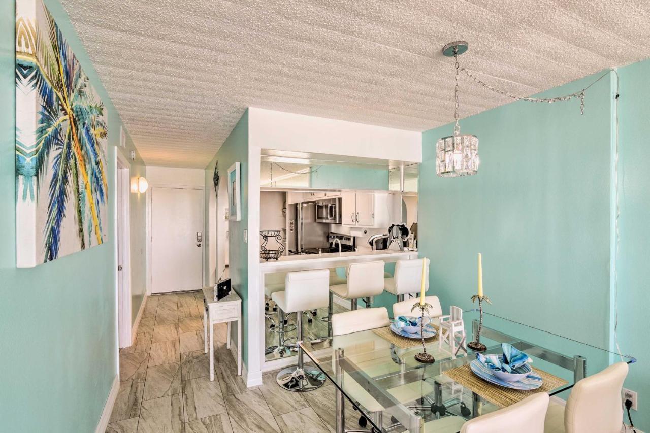Galveston Oceanfront Condo With Balcony And View! 외부 사진